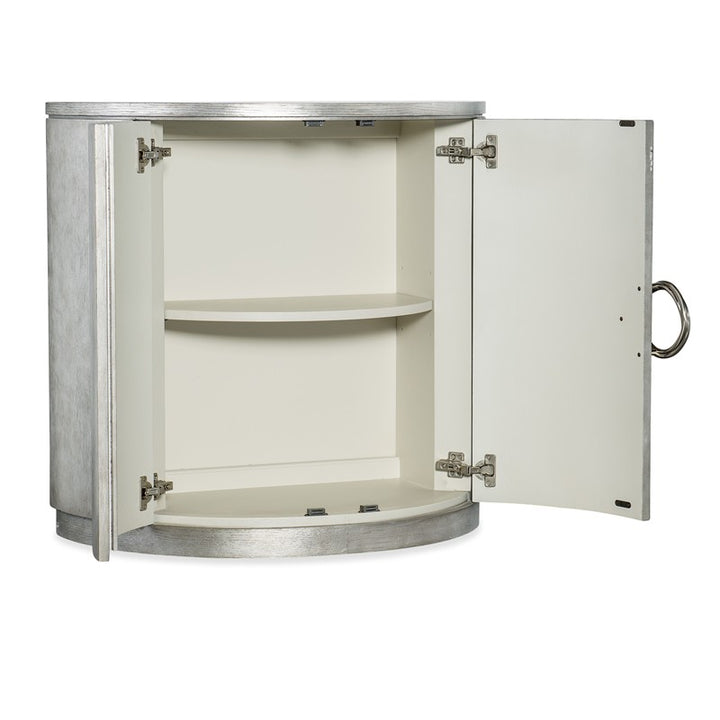 Melange - Deserie Demilune Chest - Pearl Silver