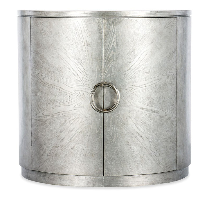 Melange - Deserie Demilune Chest - Pearl Silver