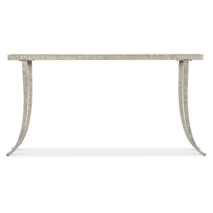 Melange - Sabre Console Table - Pearl Silver