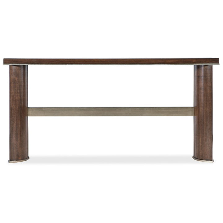 Melange - Contours Console - Dark Brown