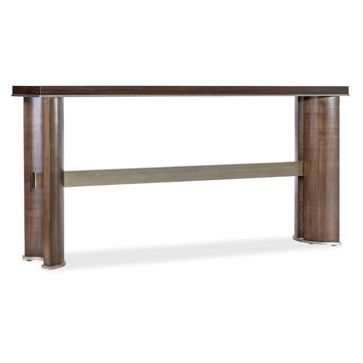 Melange - Contours Console - Dark Brown