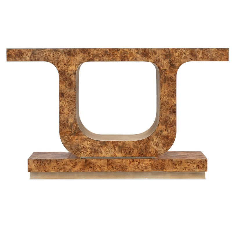 Melange - Burlesque Console Table - Light Brown