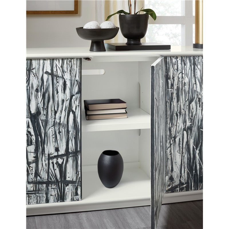 Melange - Graffitio Credenza - White