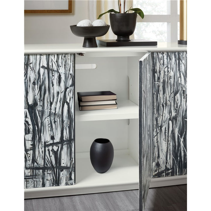 Melange - Graffitio Credenza - White