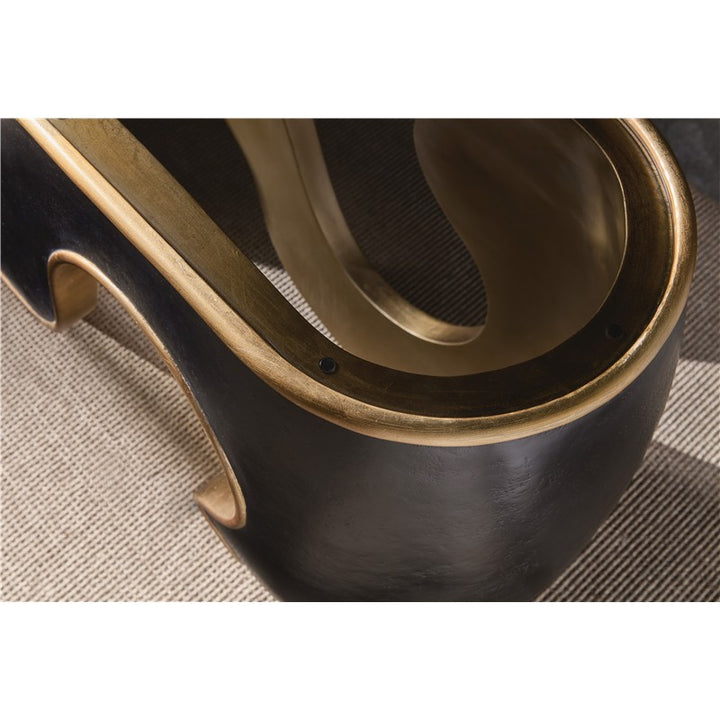 Melange - Even And Flow Console Table - Black