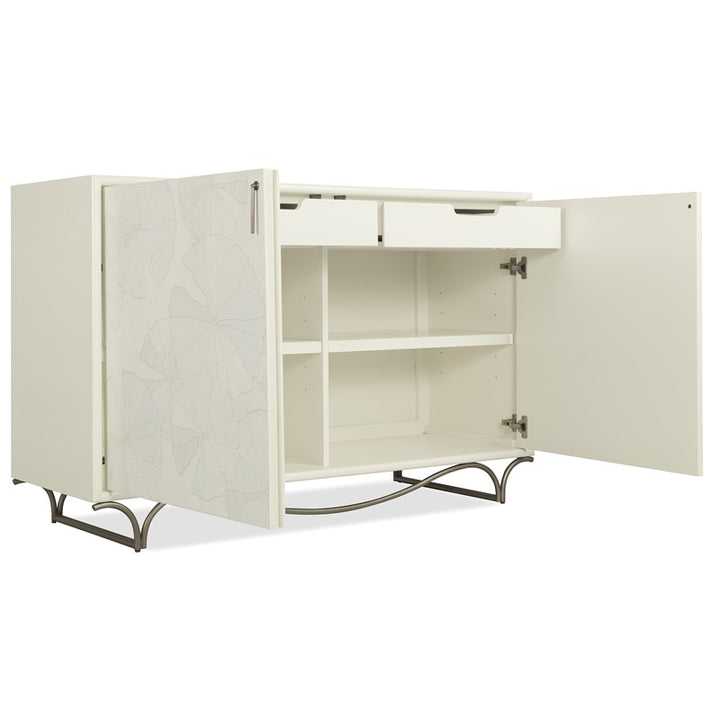 Melange - White Lotus Hall Chest - White