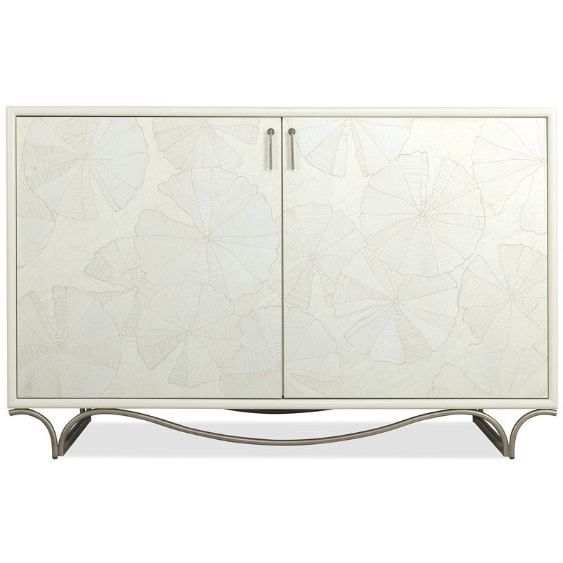 Melange - White Lotus Hall Chest - White