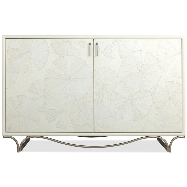 Melange - White Lotus Hall Chest - White