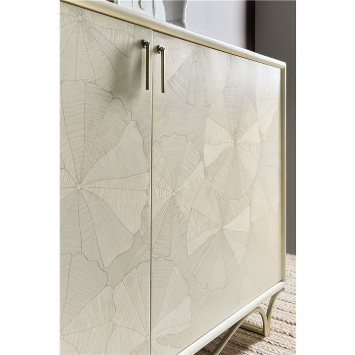 Melange - White Lotus Hall Chest - White