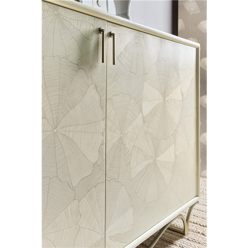 Melange - White Lotus Hall Chest - White