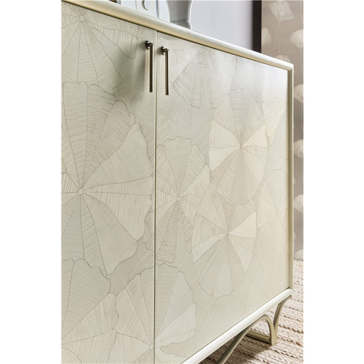 Melange - White Lotus Hall Chest - White