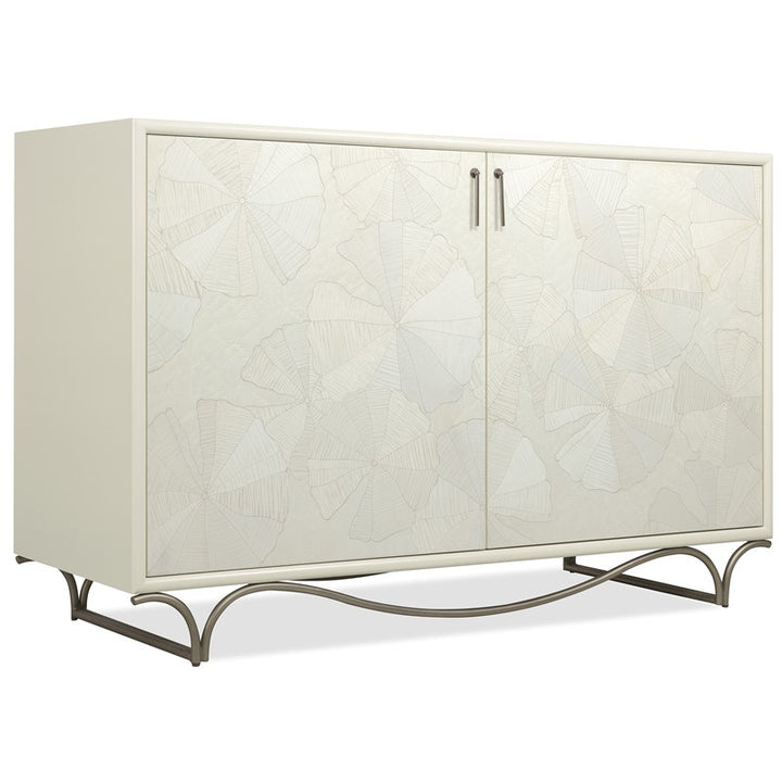 Melange - White Lotus Hall Chest - White