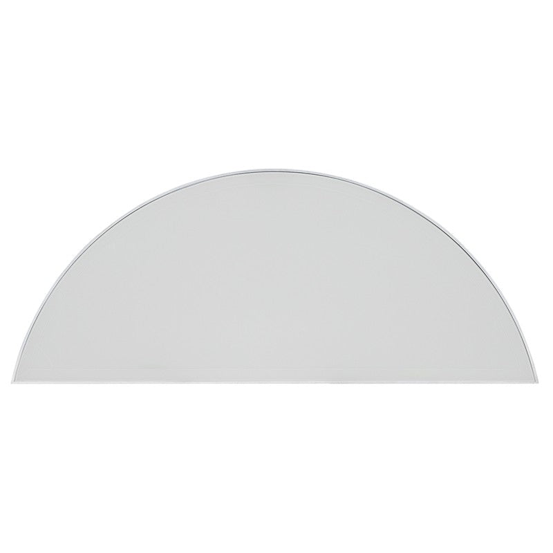 Melange - On The Bright Side Demilune Console - White