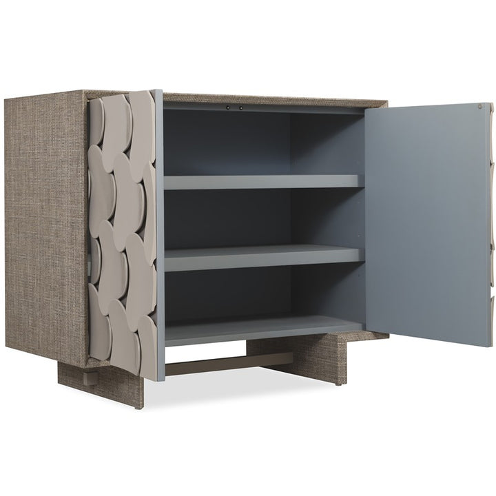 Melange - Pinwheel Hall Chest - Gray
