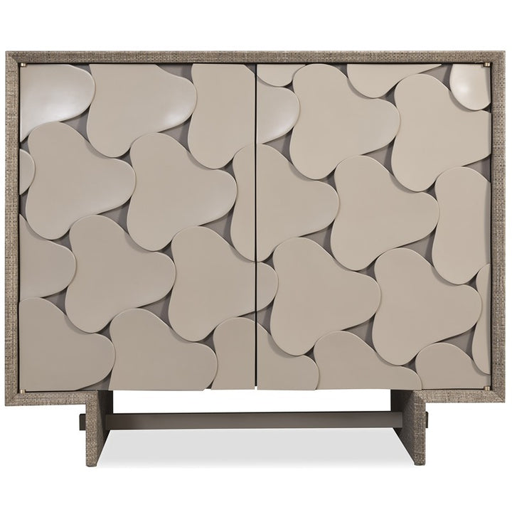 Melange - Pinwheel Hall Chest - Gray