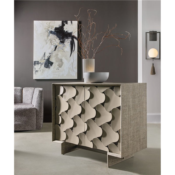 Melange - Pinwheel Hall Chest - Gray