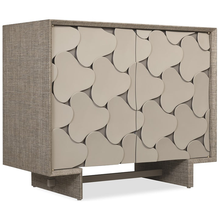 Melange - Pinwheel Hall Chest - Gray