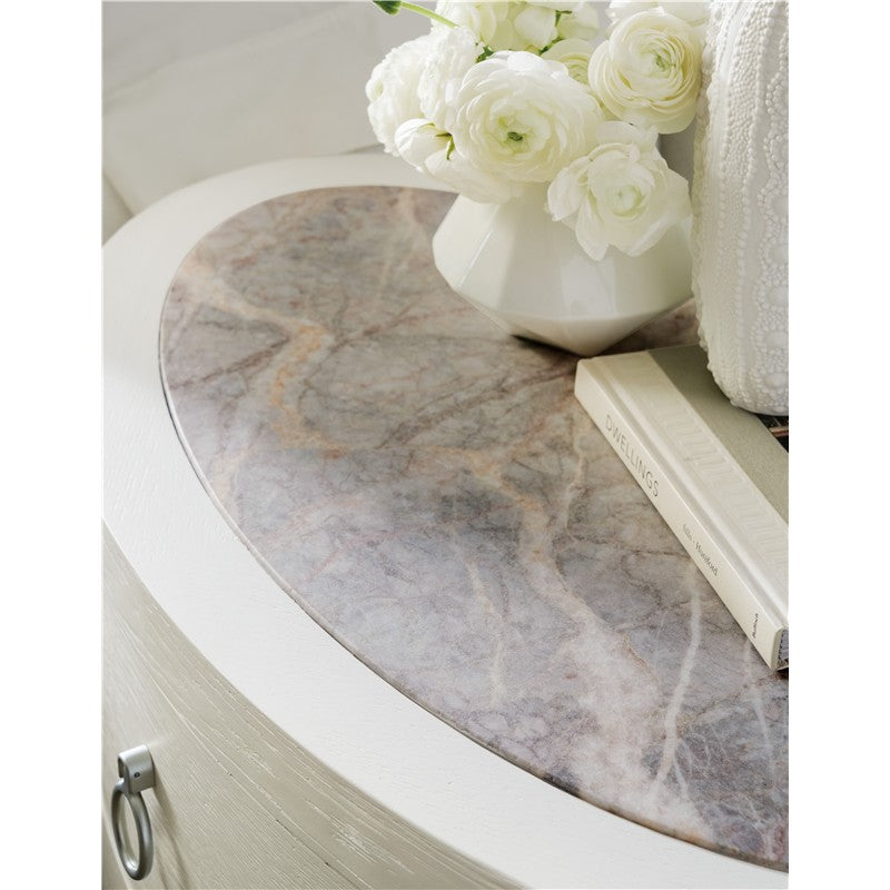 Serenity - Wavecrest Oval Nightstand
