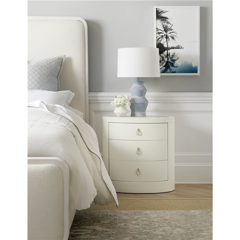Serenity - Wavecrest Oval Nightstand