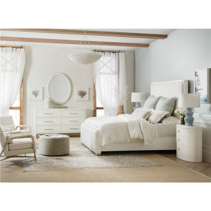 Serenity - Ashore King Upholstered Panel Bed