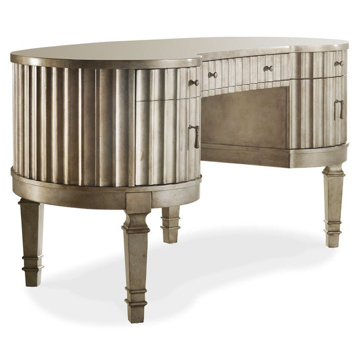 Melange - Fluted Kidney Desk