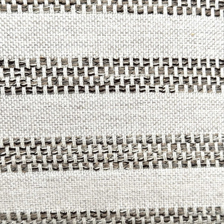 Basket Stripe - Rattan Outdoor Pillow - Brown