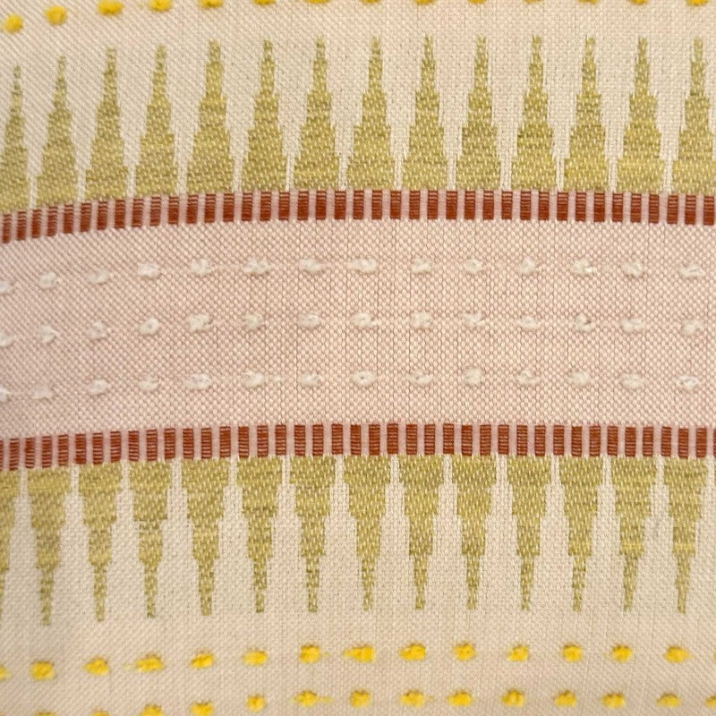 Backgammon - Petal Outdoor Pillow - Pink / Yellow