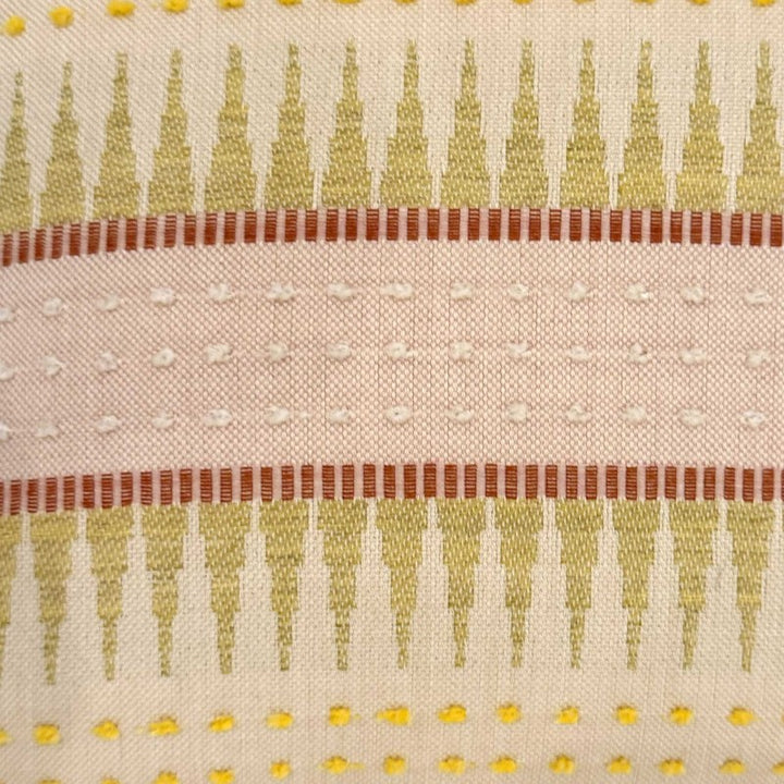 Backgammon - Petal Outdoor Pillow - Pink / Yellow