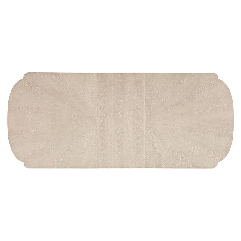 Nouveau Chic - Rectangle Dining Table With 1-22" Leaf - Light Brown
