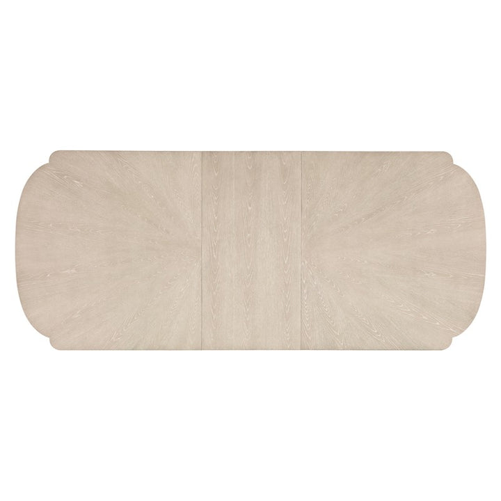 Nouveau Chic - Rectangle Dining Table With 1-22" Leaf - Light Brown