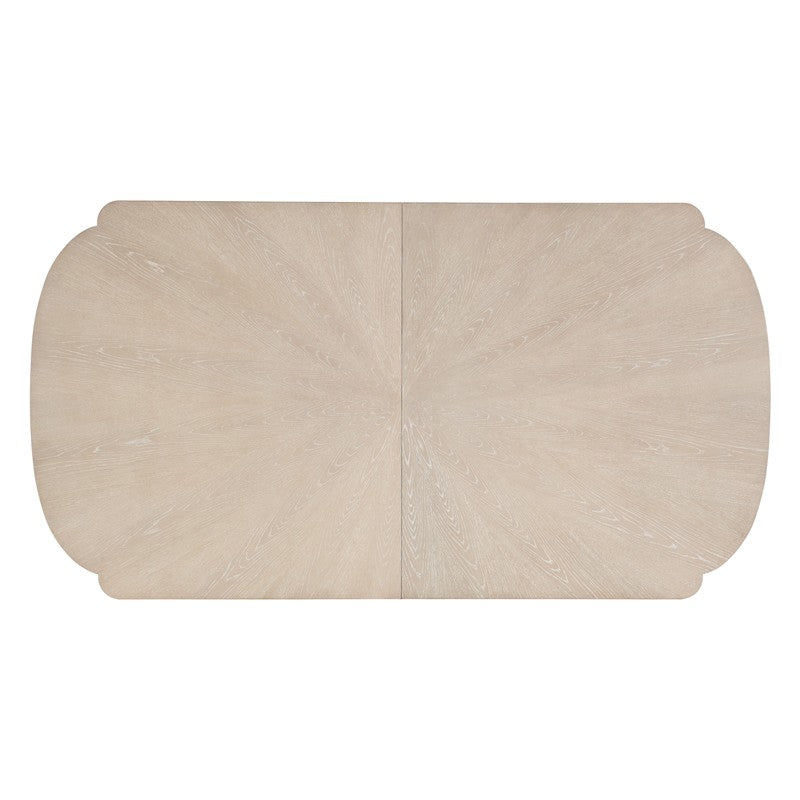 Nouveau Chic - Rectangle Dining Table With 1-22" Leaf - Light Brown