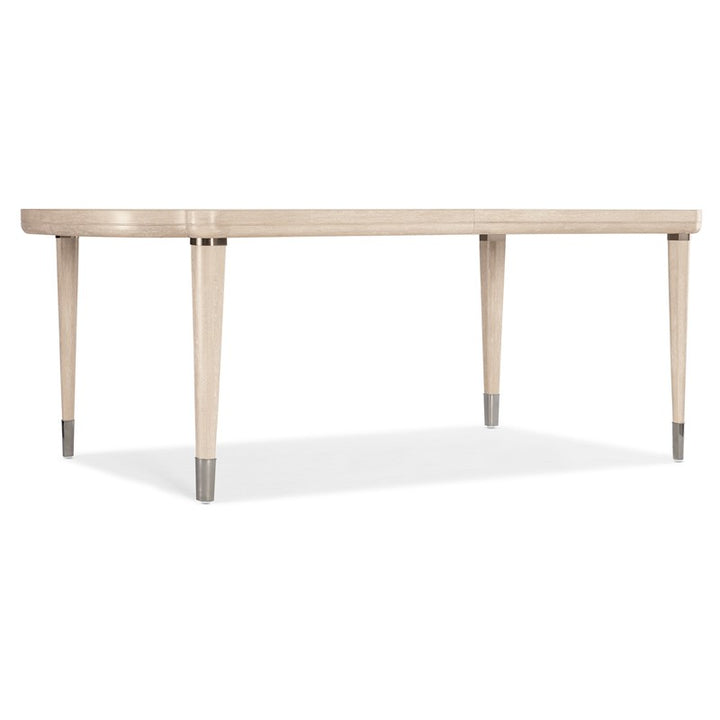 Nouveau Chic - Rectangle Dining Table With 1-22" Leaf - Light Brown