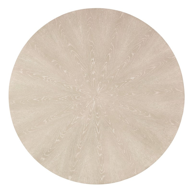 Nouveau Chic - Round Pedestal Dining Table - Light Brown