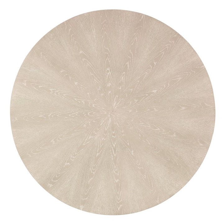 Nouveau Chic - Round Pedestal Dining Table - Light Brown