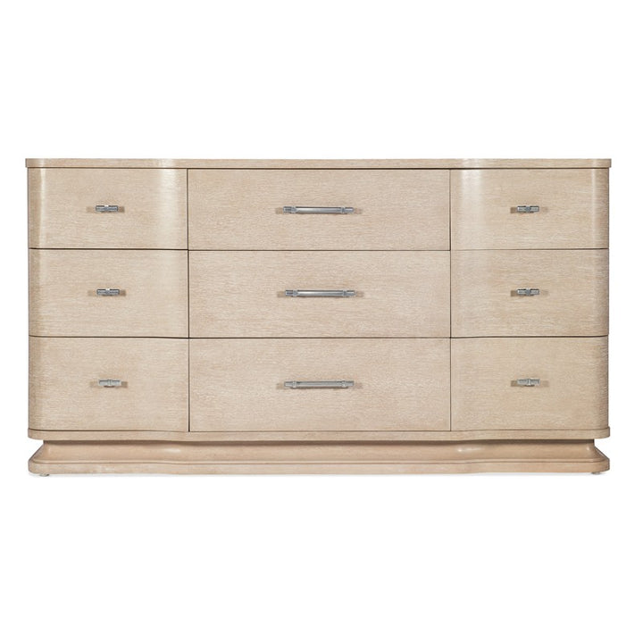 Nouveau Chic - Nine Drawer Dresser - Light Brown