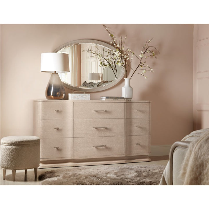 Nouveau Chic - Nine Drawer Dresser - Light Brown