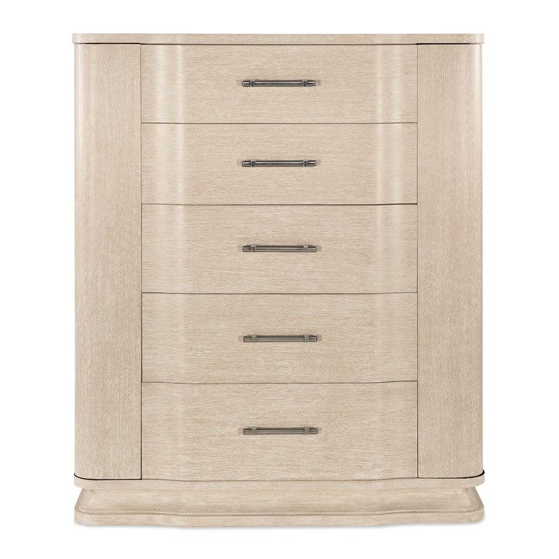 Nouveau Chic - Five Drawer Chest - Light Brown