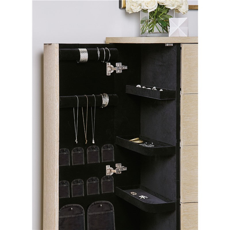 Nouveau Chic - Five Drawer Chest - Light Brown