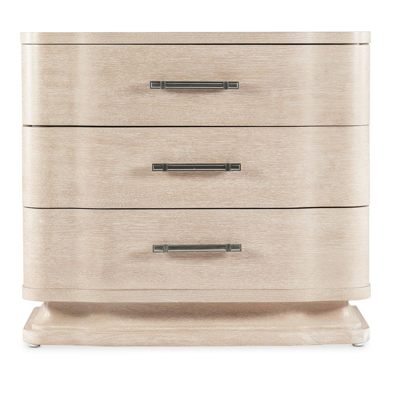 Nouveau Chic - Three Drawer Nightstand - Light Brown