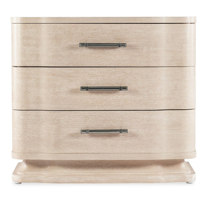 Nouveau Chic - Three Drawer Nightstand - Light Brown