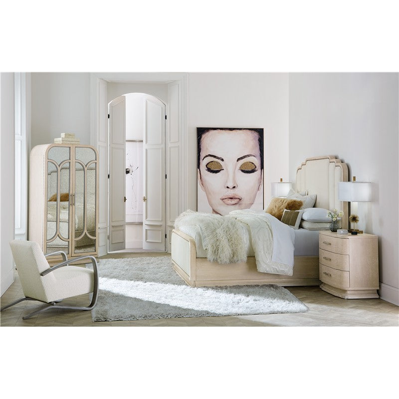 Nouveau Chic - Three Drawer Nightstand - Light Brown