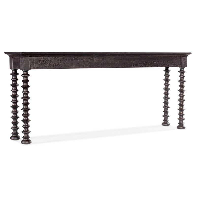 Big Sky - Turned Leg Sofa Table - Black