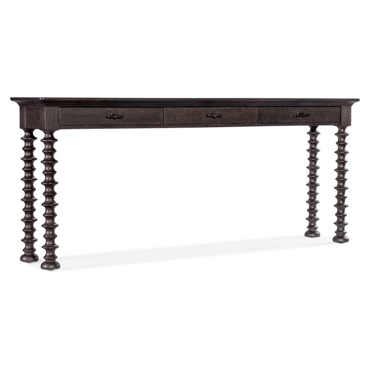 Big Sky - Turned Leg Sofa Table - Black