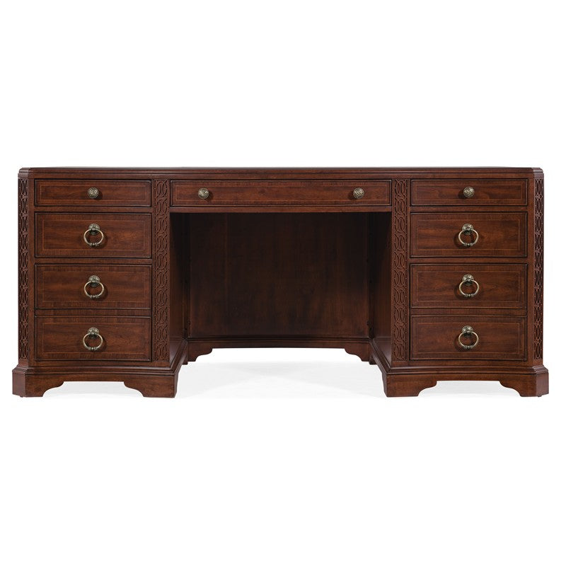 Charleston - Executive Desk - Dark Brown