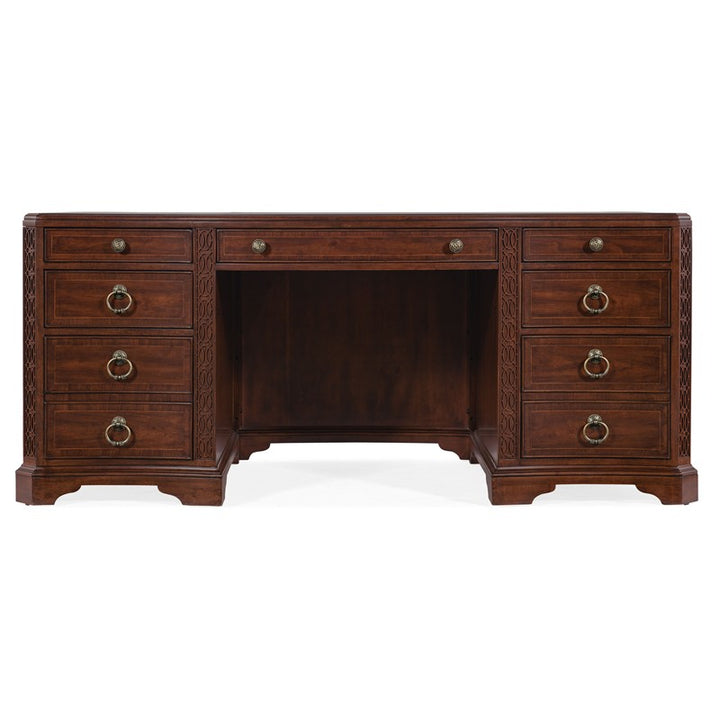 Charleston - Executive Desk - Dark Brown