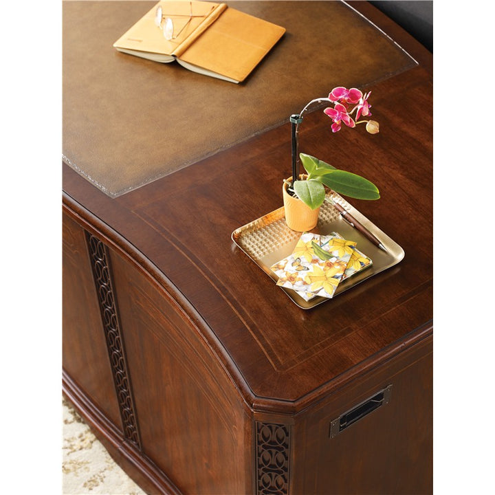 Charleston - Executive Desk - Dark Brown