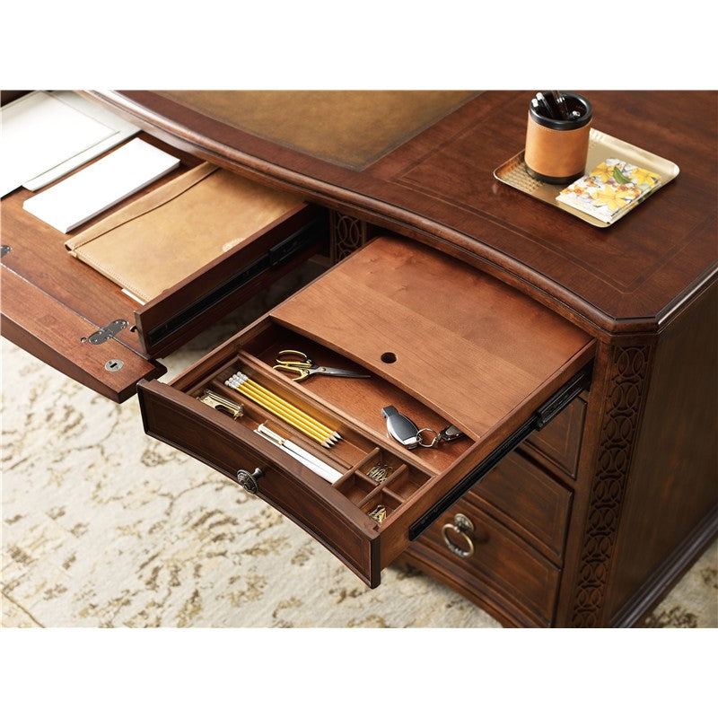 Charleston - Executive Desk - Dark Brown