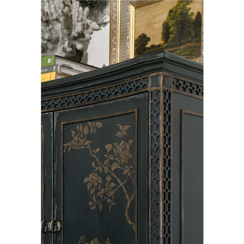 Charleston - Two-Door Accent Chest - Dark Green