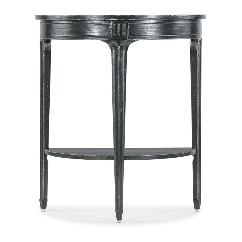 Charleston - Demilune Accent Table - Dark Green