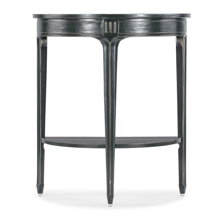 Charleston - Demilune Accent Table - Dark Green